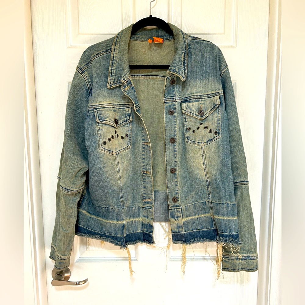 Distressed Denim Jacket